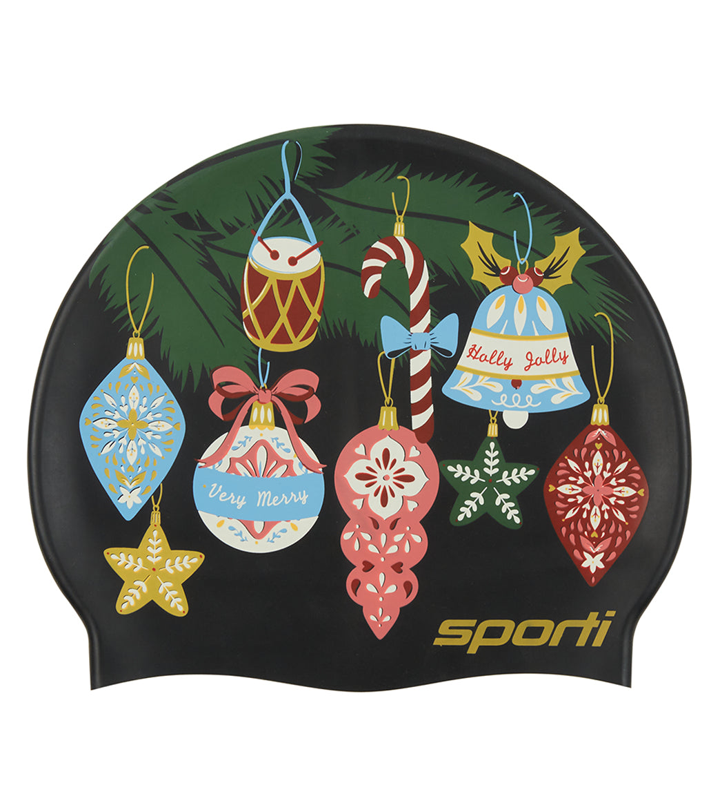 Granny Sweater Collection Deck the Halls Swim Cap - 상세 이미지 2