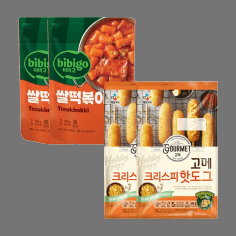 비비고 쌀떡볶이+크리스피핫도그 : 유 나 샵