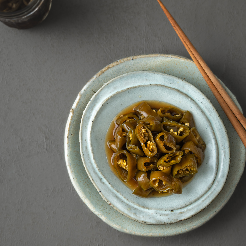 아삭아삭한 청양고추장아찌 580g