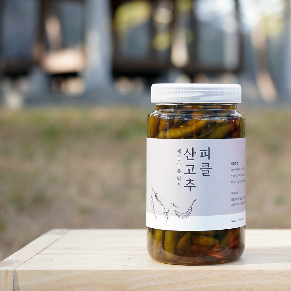 수제 산고추피클 절임 580g - 상품 이미지