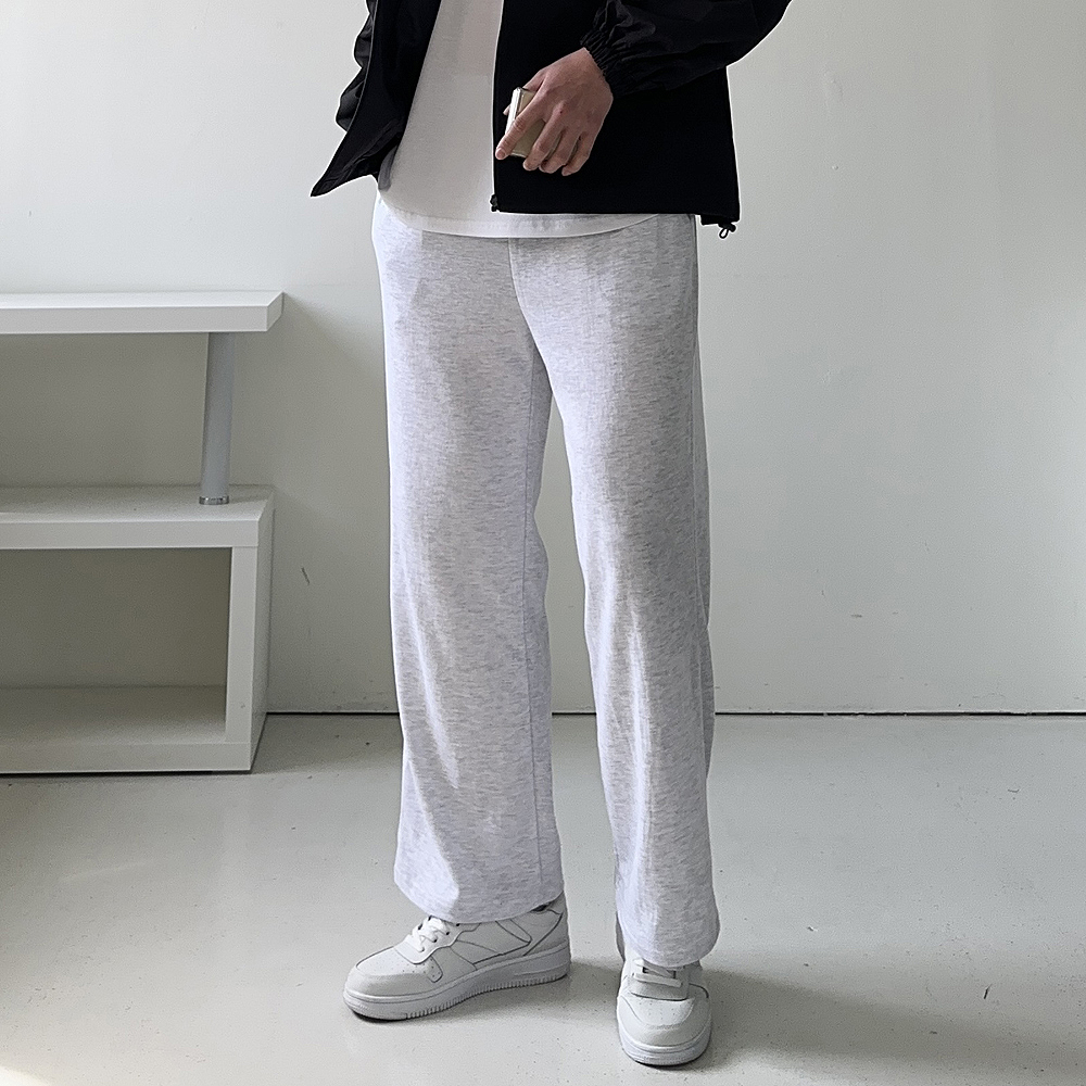 남자 와이드팬츠 빅사이즈 트레이닝 팬츠 남자 바지 - 상세 이미지 4