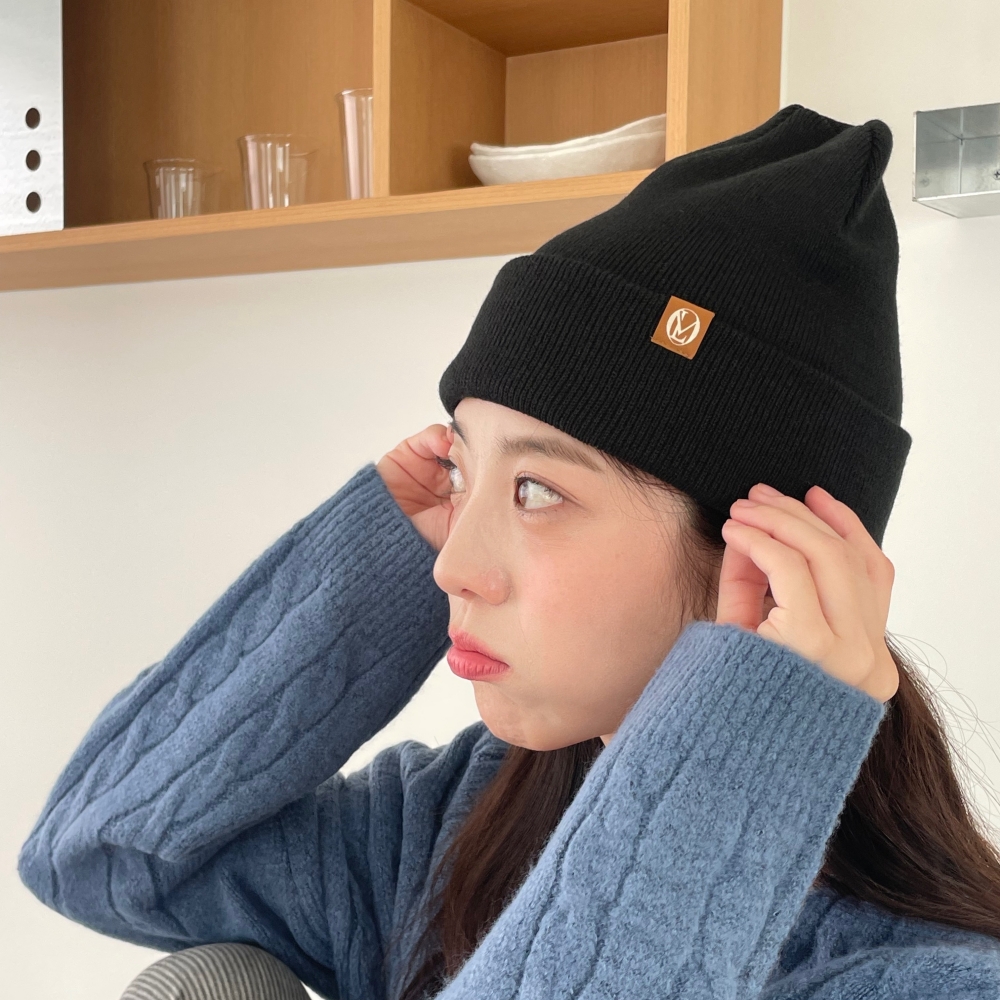 남자비니 대두비니 여자 겨울 니트 모자 롱 국산