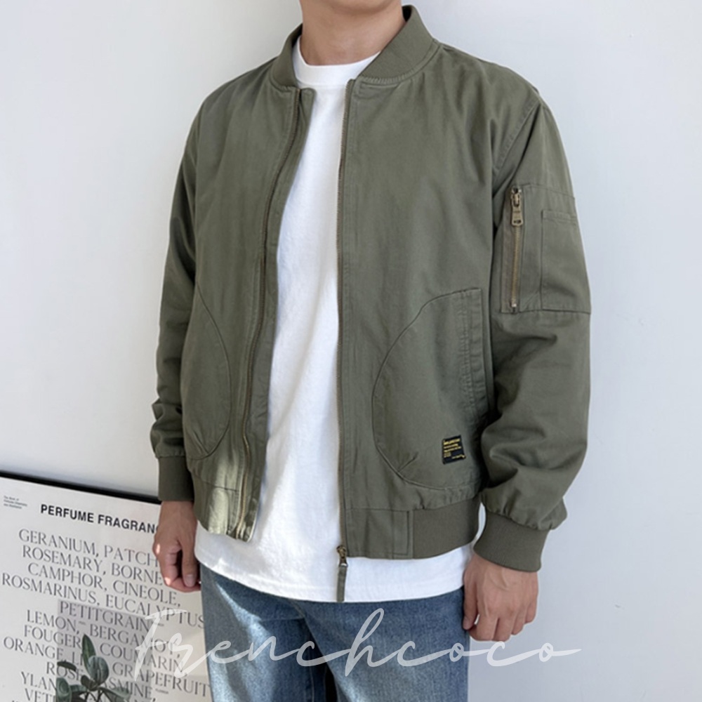 프렌치코코 남성용 블루종 항공점퍼 간절기 Y2K