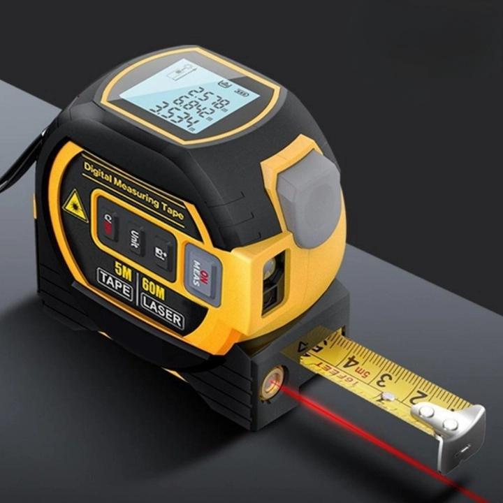 레이저 줄자 현장 전자 줄자 산업용 거리측정기 60m