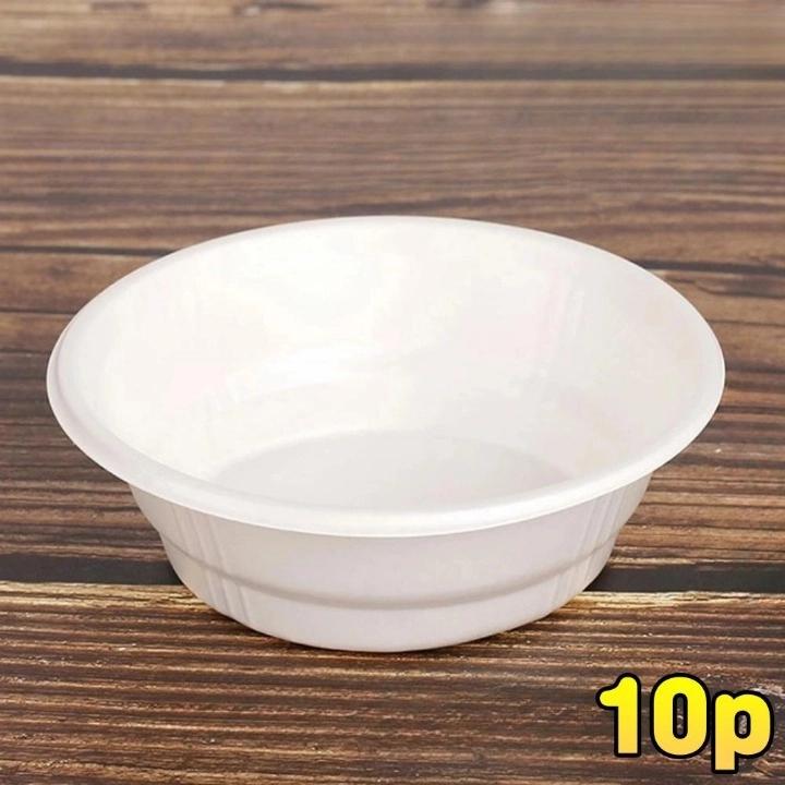 14cm 일회용 떡볶이 그릇 1회용 밥그릇 일회용 국그릇 - 메인 이미지
