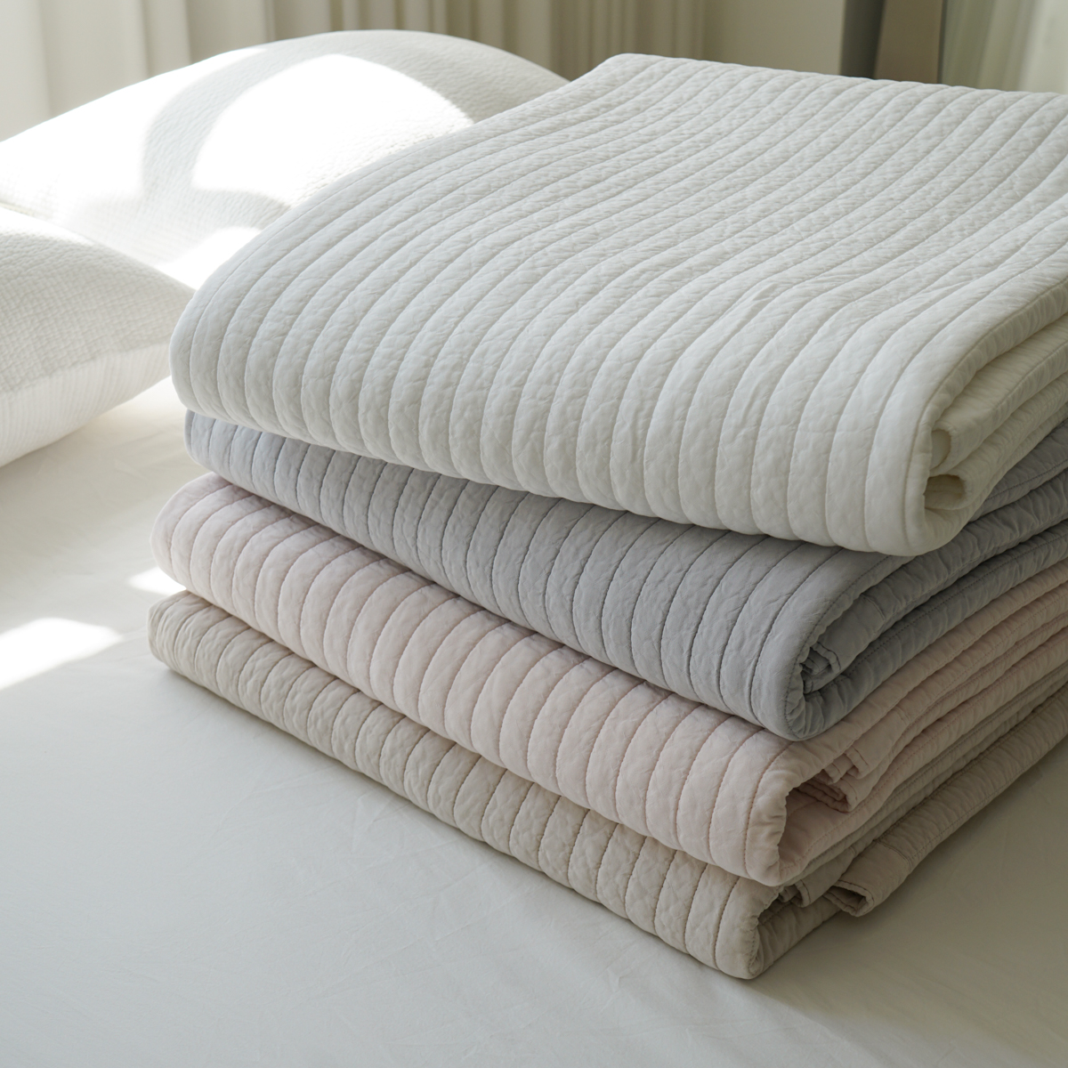 스무디 렌징 모달 목화솜 침대패드 사계절 SS