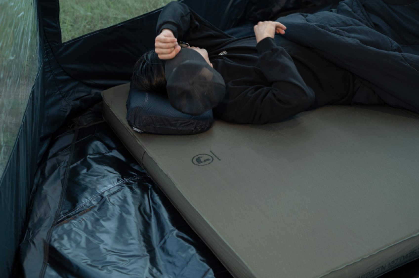 폴라리스 펌피 10 자충 에어 매트 펌프 베드 캠핑 자동 침대 더블