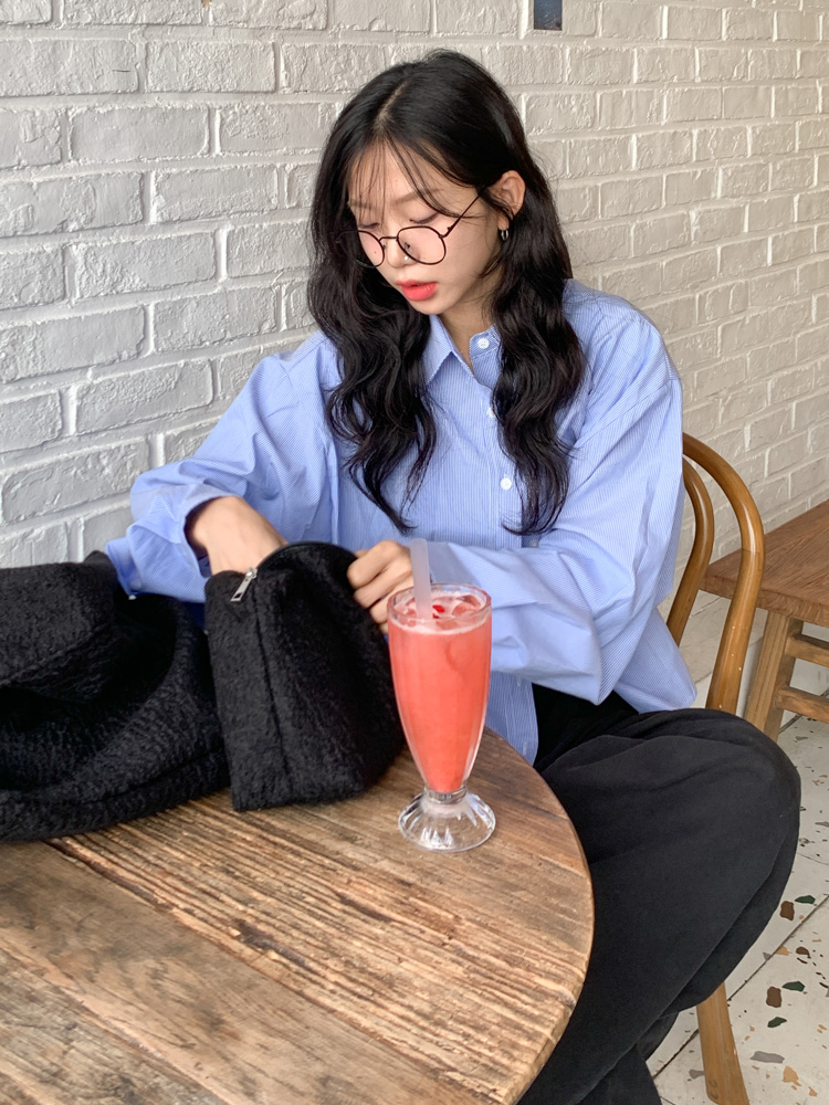 [보부상/빅백] 헤링 뽀글이 빅 숄더백 가방 3color 상세 이미지 36