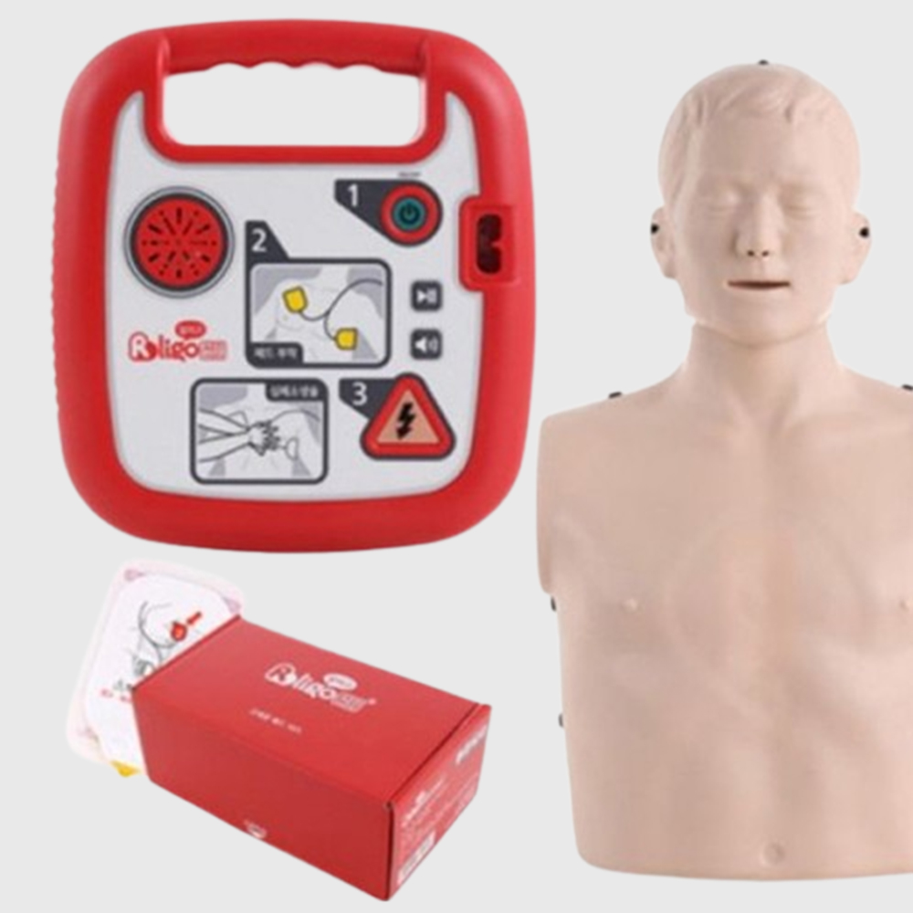 심폐소생술 마네킹 연습용 CPR 연습 교육용 훈련 실습 모형 응급 처치 보건 제세동기 - 상품 이미지