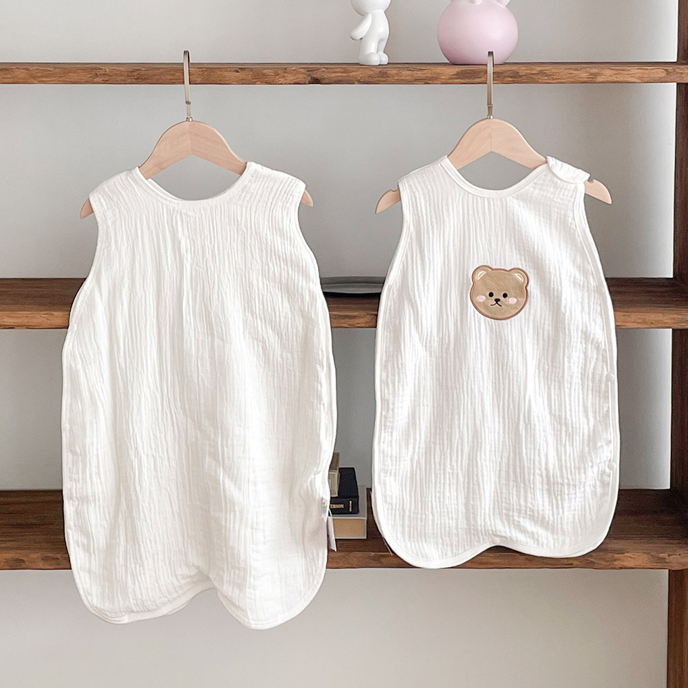 베베코지 신생아 유아 아기 수면 조끼 슬립색 잠옷 겨울 - 상세 이미지 3