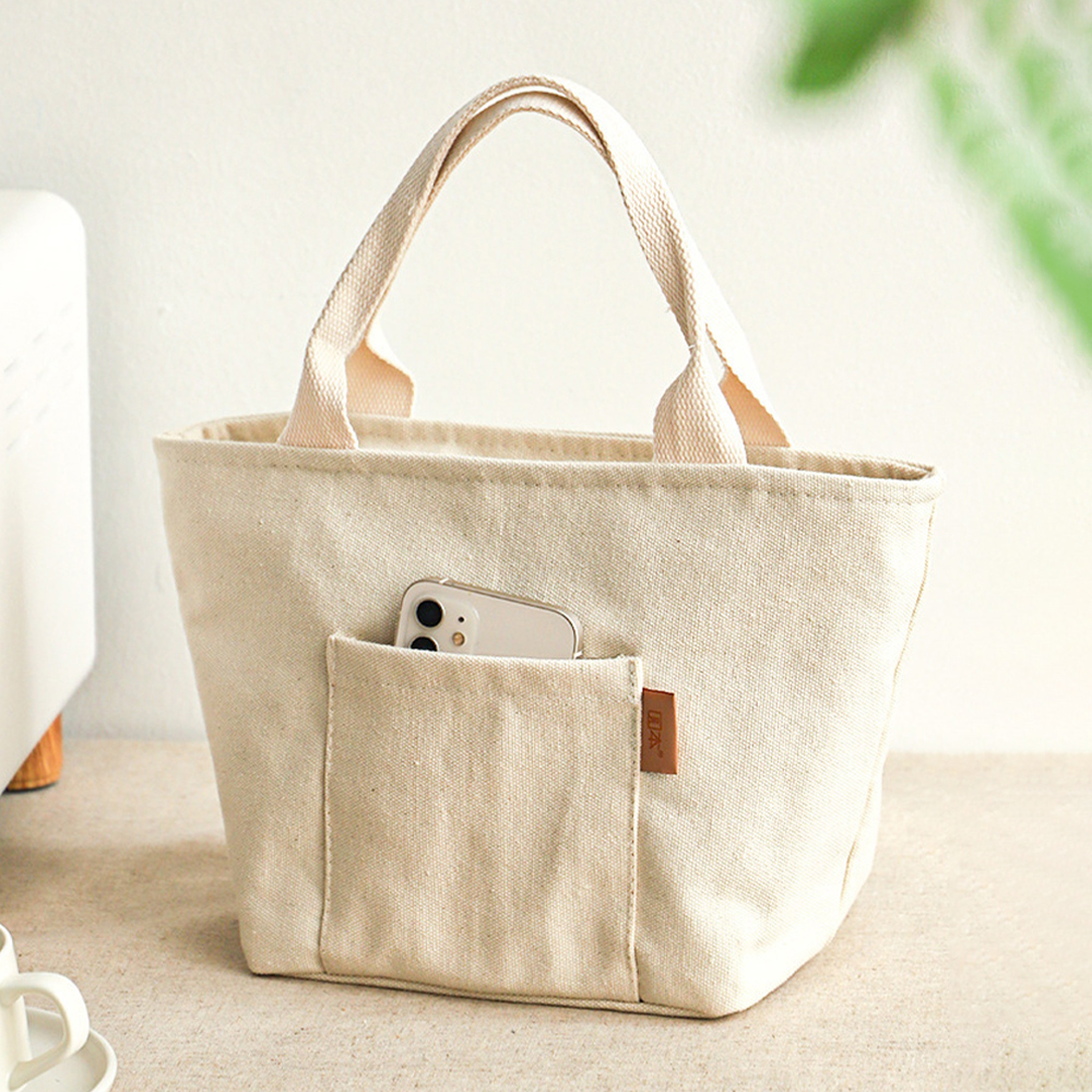 캔버스 보온보냉 도시락가방 소풍 초등 피크닉 직장인 런치백 이유식가방