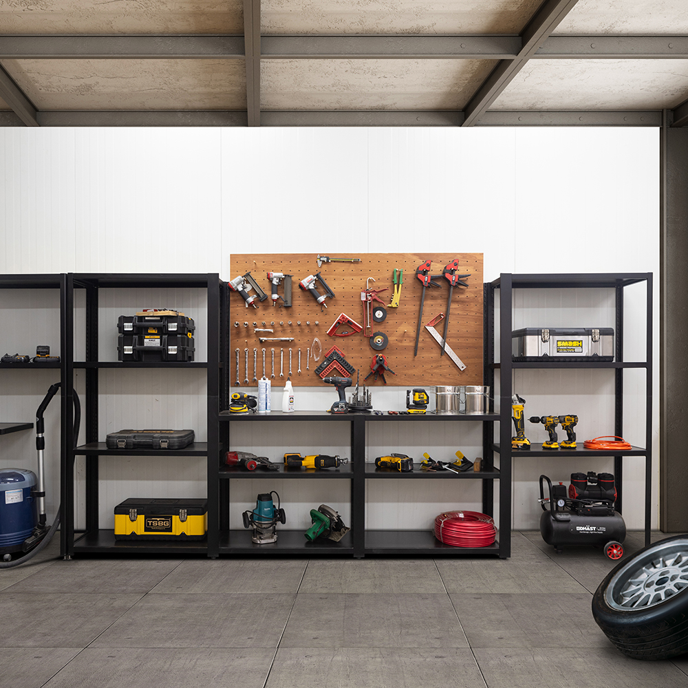 데키리 조립식 앵글선반 베란다 다용도 선반 앵글 스탠드 수납 2단 300300500