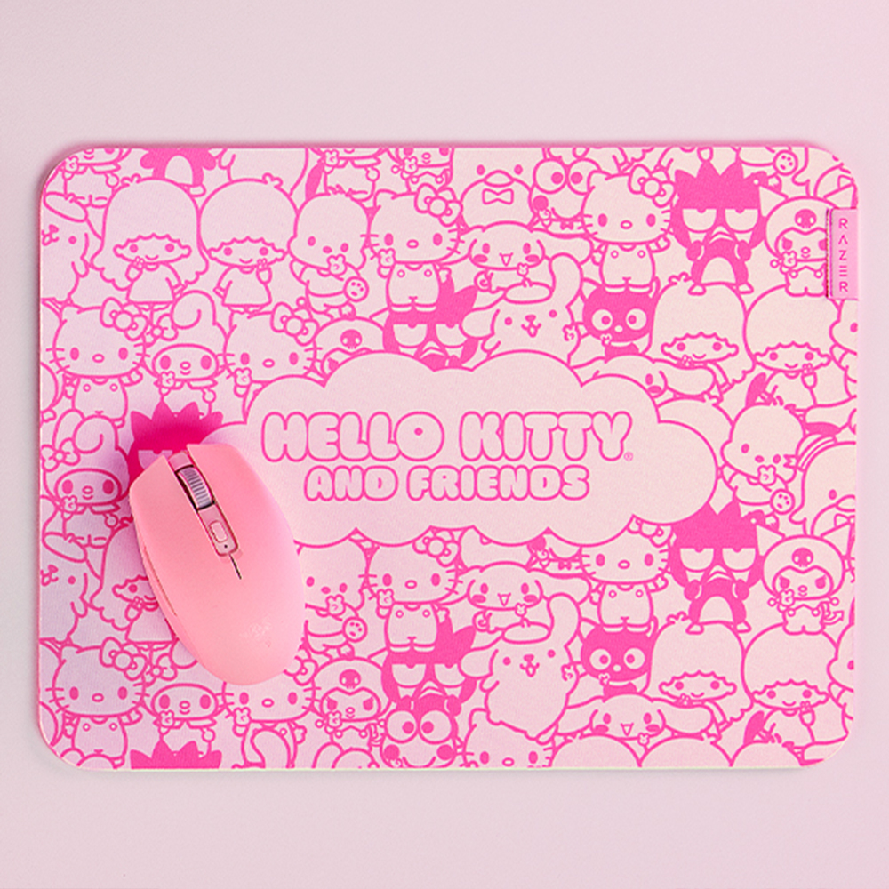 [국내정발] 레이저 기간투스 V2 Medium 헬로키티 마우스패드