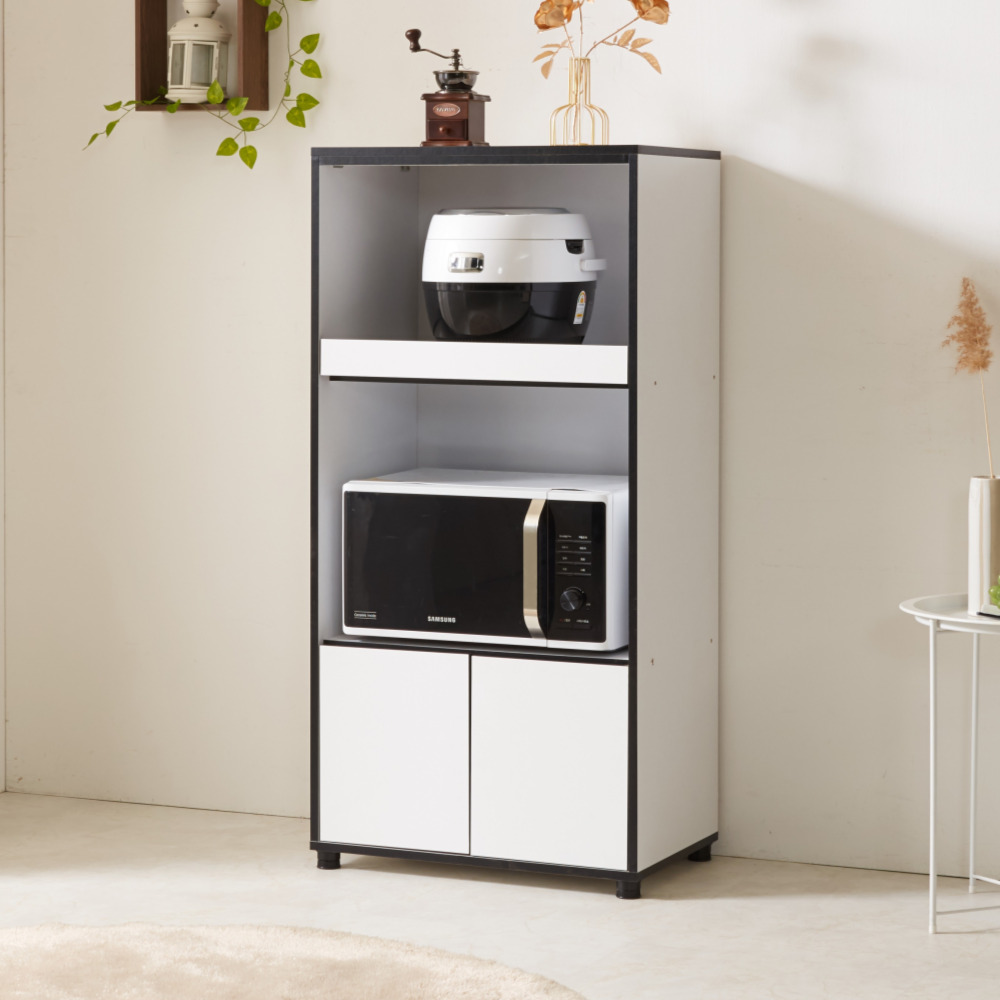 리우 밥솥장 밥솥레일 슬라이딩 에어프라이어 밥통 선반 600