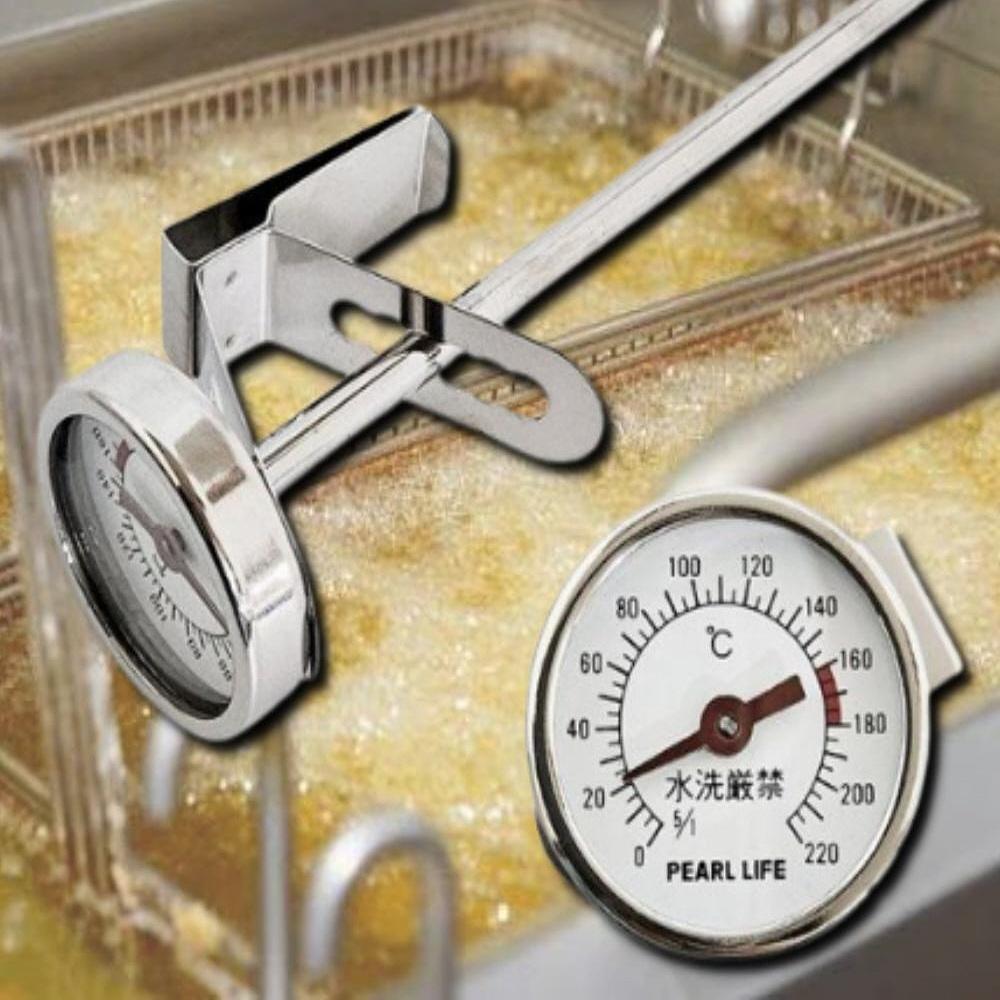 튀김기 온도계 걸이식 주방 온도계 조리용 식당 온도계 기름 - 상품 이미지