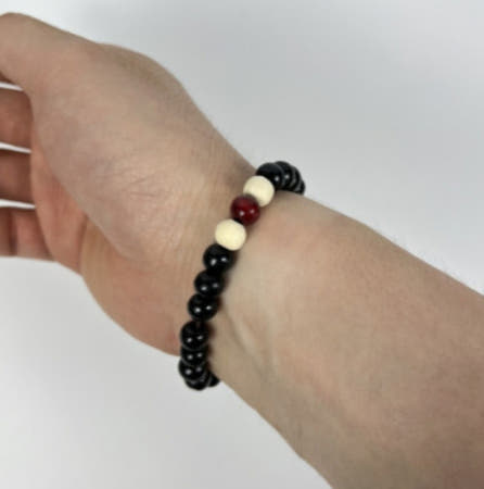 심플 불교 염주 팔찌 팔목 손목 남녀공용 나무 스님 팔고리