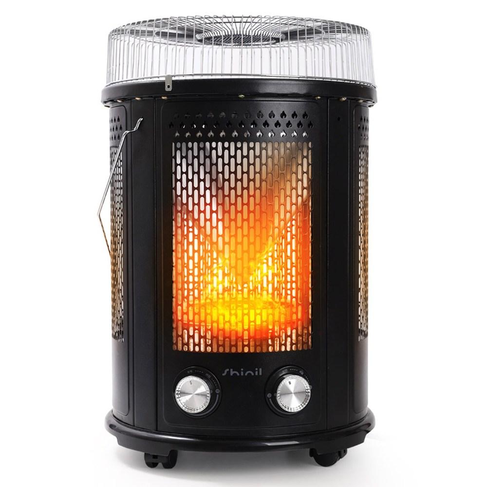 오방난로 하이라이트히터 캠핑용 야외히터 원통형전기난로 SEH-2000HB