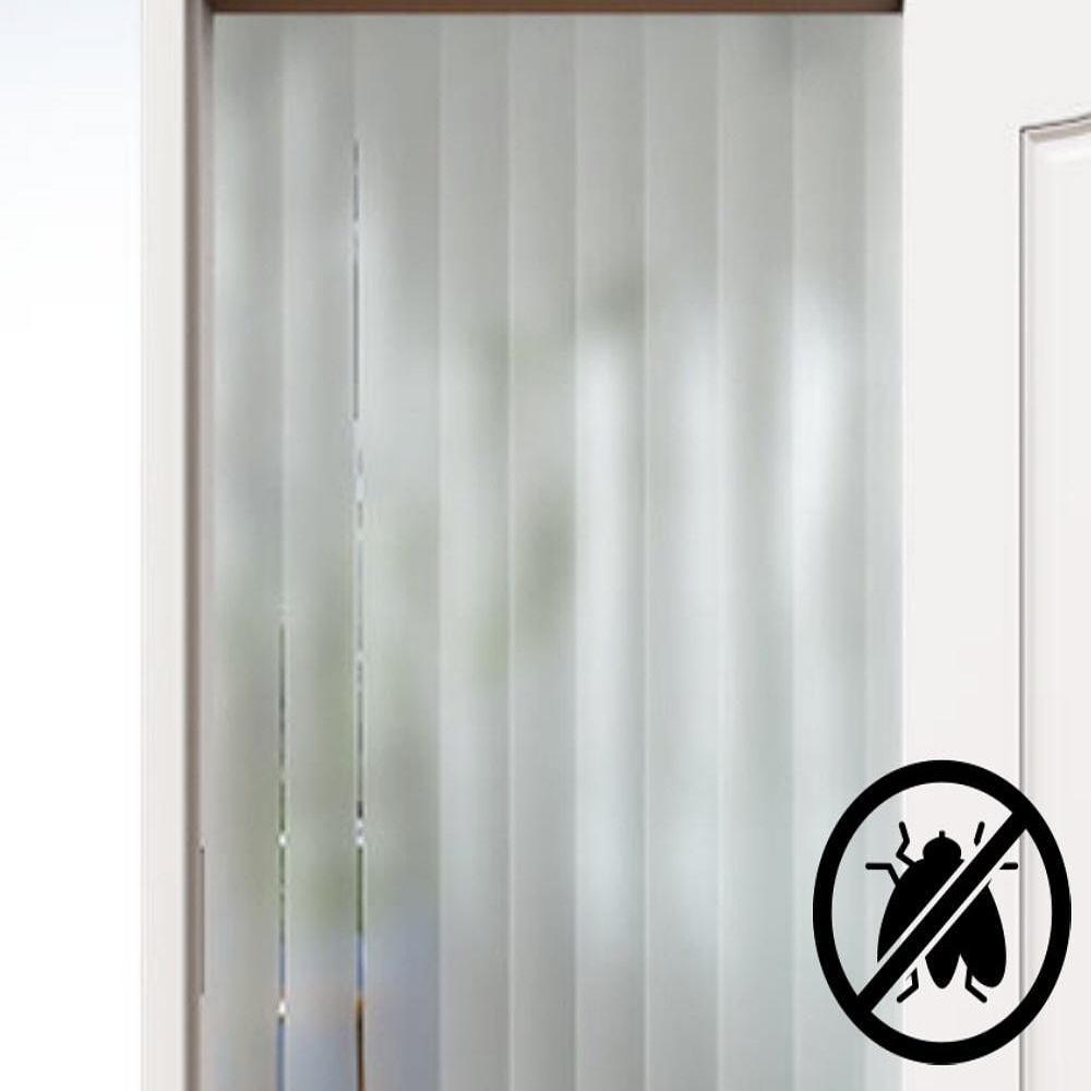 불투명 파리 문발 화이트 현관 파리 문발 사생활 보호