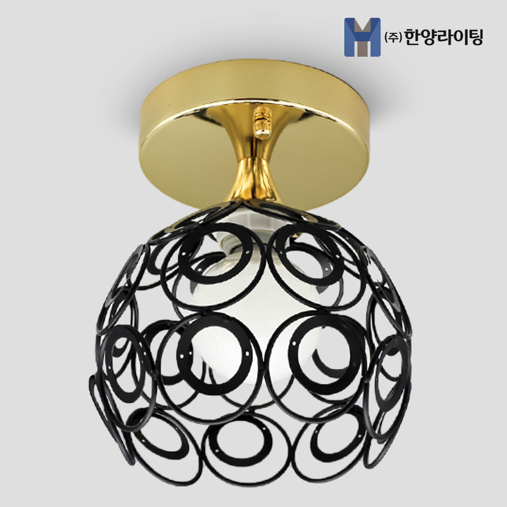인테리어용 베란다등 팽이블랙 직부등 - 상세 이미지 5