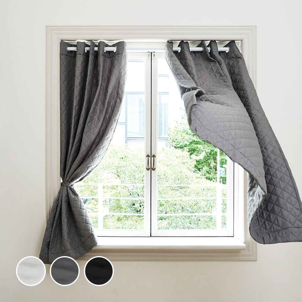 따숨 패딩 방한 커튼 아일렛형 4size