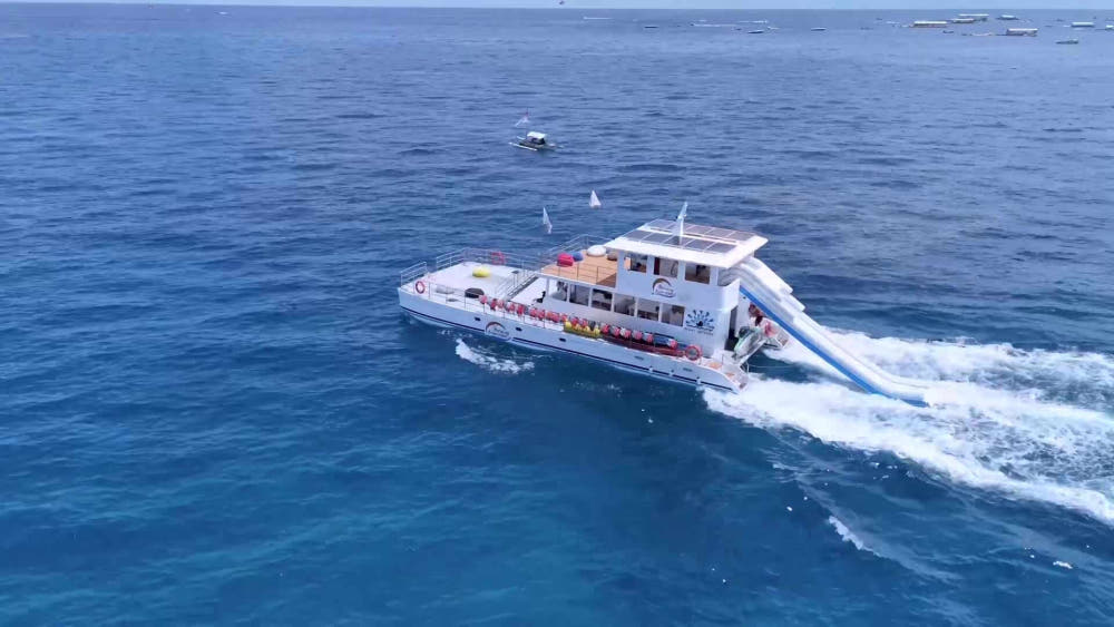 블랙펄 요트 크루들의 공연