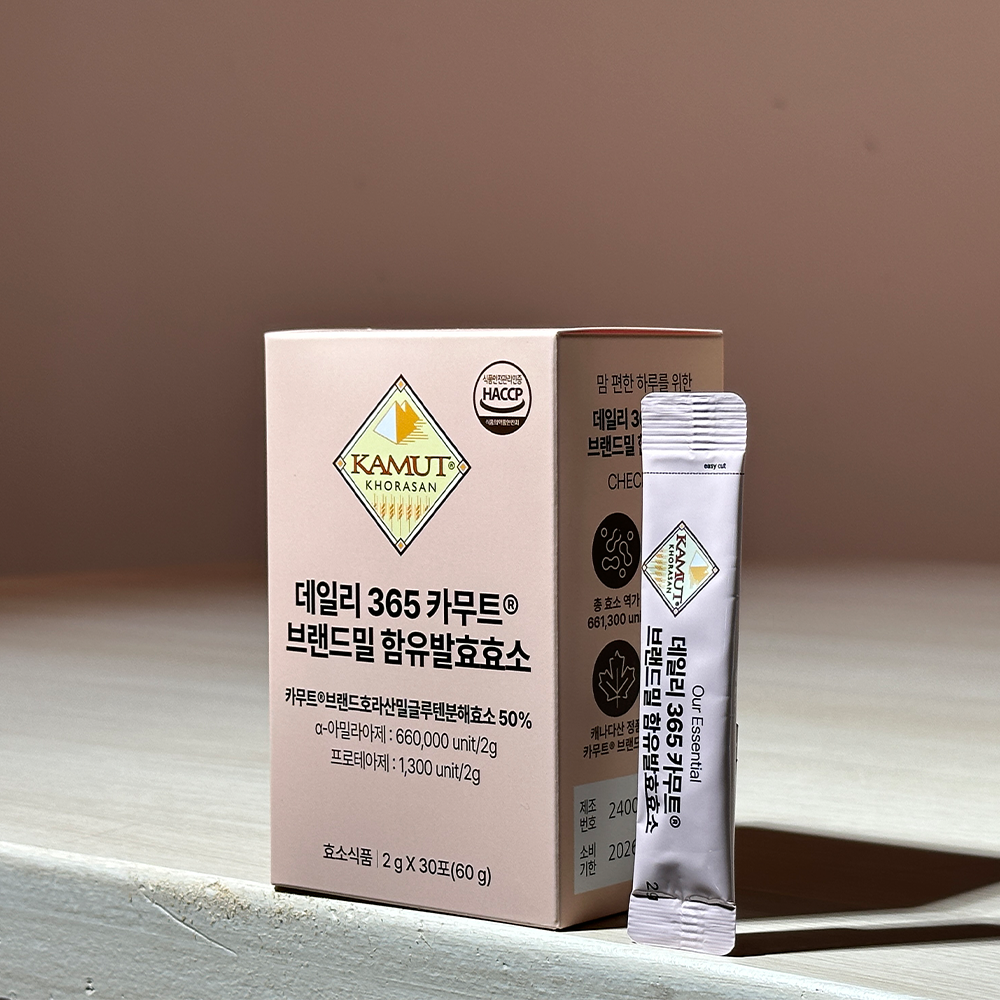 아워에센셜 카무트 효소 글루텐 분해 캐나다 발효효소 30포, 6개 - 상세 이미지 2