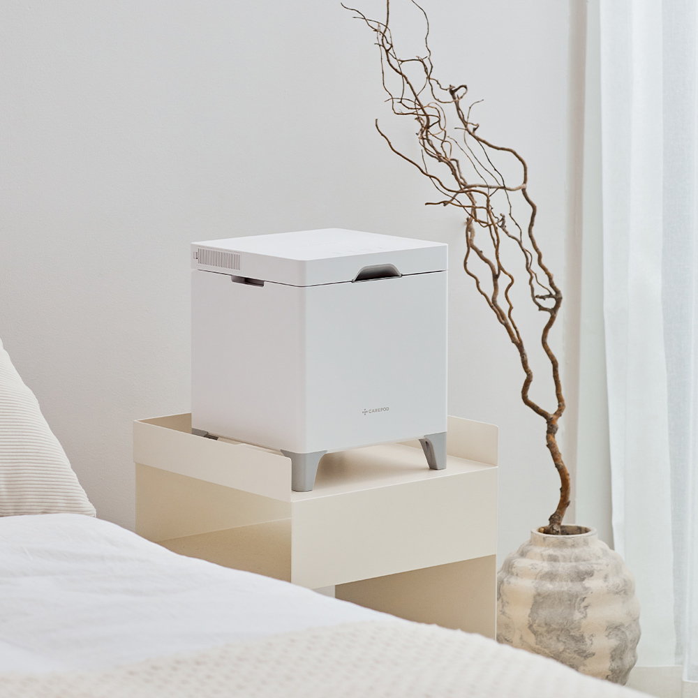 케어팟 저온 가열식 대용량 완벽살균 스텐 큐브 가습기 X50