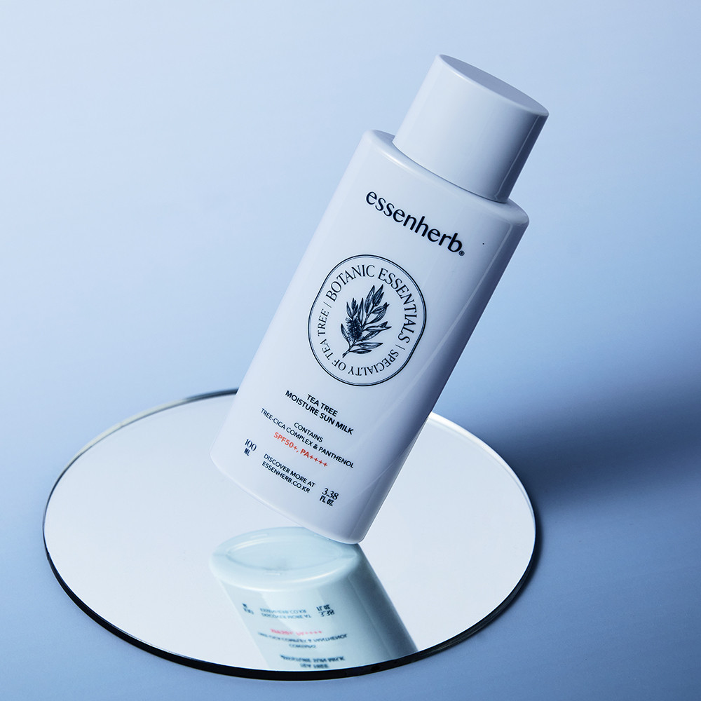 에센허브 티트리 모이스처 선 밀크 100ml SPF50+ PA++++ - 메인 이미지