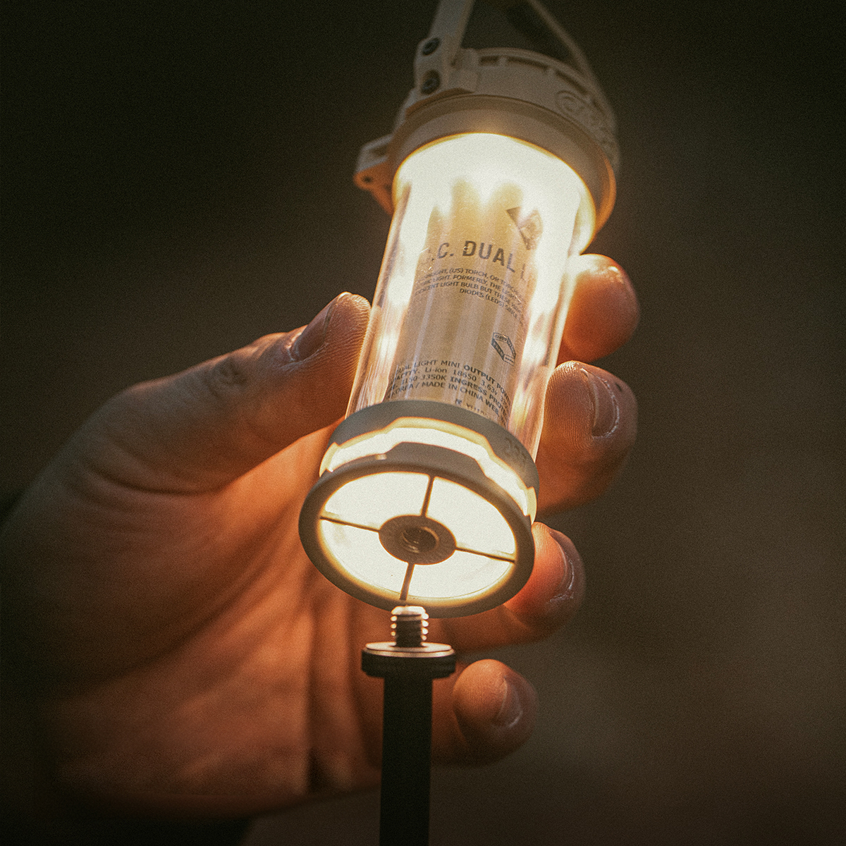 카고컨테이너 캠핑 랜턴 듀얼라이트 미니 LED 조명 감성 백패킹 차박 충전식 무드등