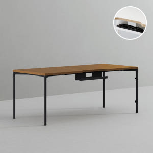 데스커 컴퓨터 책상 2.0 1800x800mm, 화이트 솔직 후기 | 실제 배치 사진 포함 - 상품 이미지 3