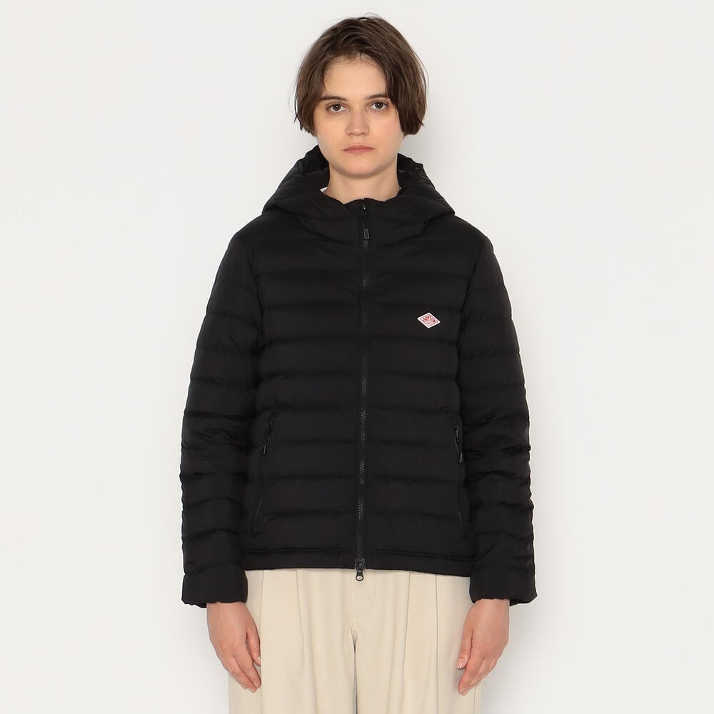 단톤 패딩 NYLON TAFFETA MIDDLE DOWN 여성 경량 후드 자켓 DNB242L101-0013 - 상세 이미지 5