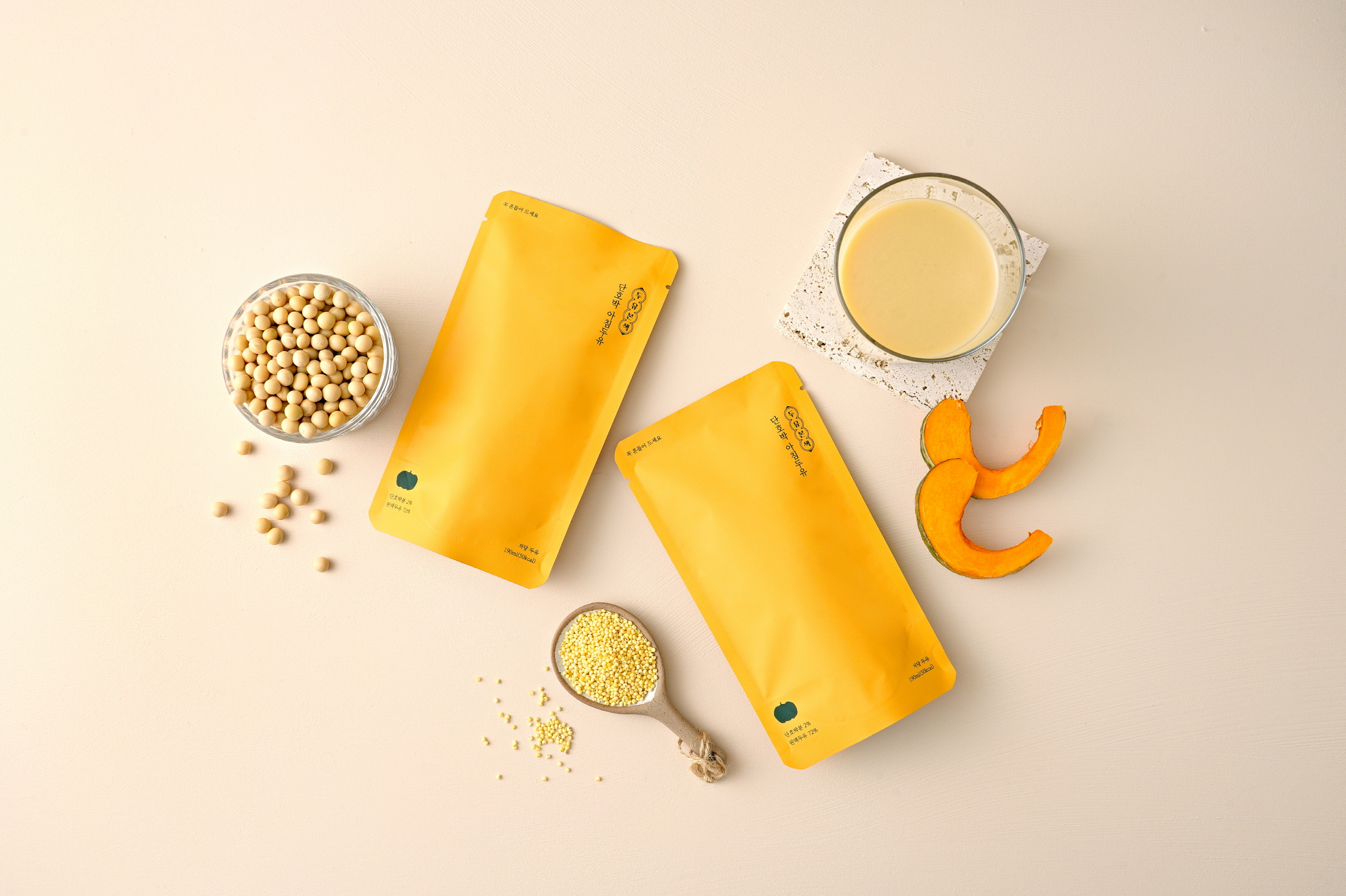 두유본색 홍콩두유 국산콩 무가당 단호박 두유 (10개입)