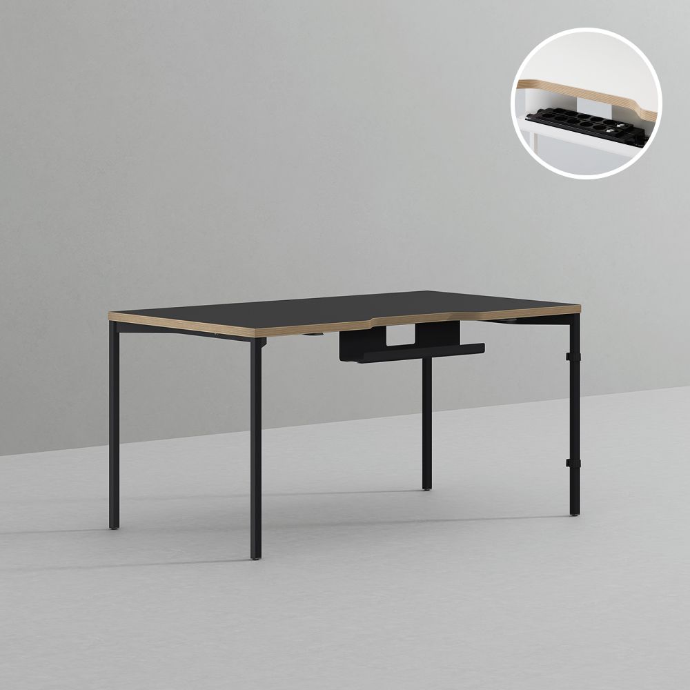 데스커 컴퓨터 책상 2.0 1400x800mm, 화이트 - 상세 이미지 2
