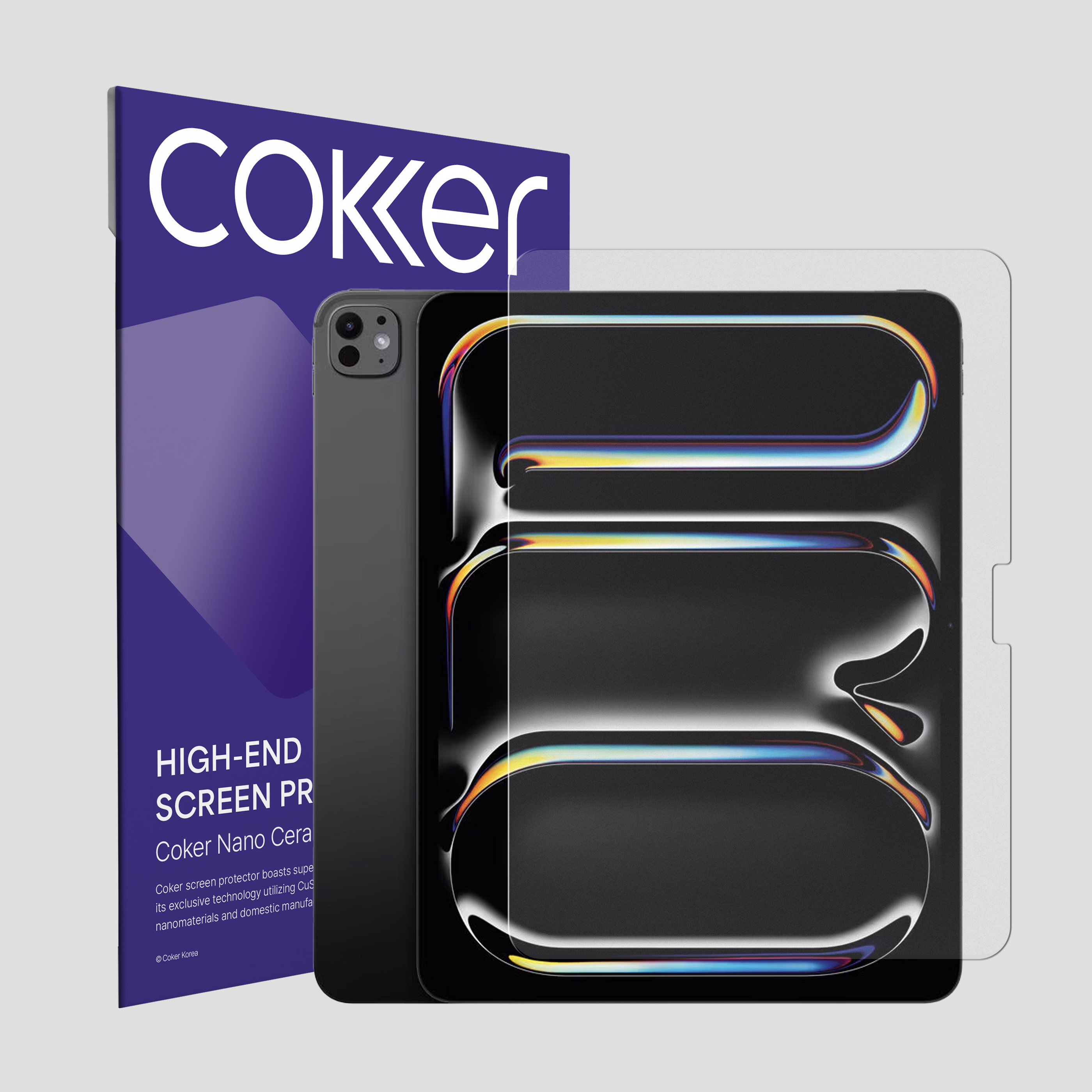 코커 항균 종이 질감 블루라이트차단 액정 보호 필름 아이패드 프로 11 4/3/2세대, 1매입 제품 이미지