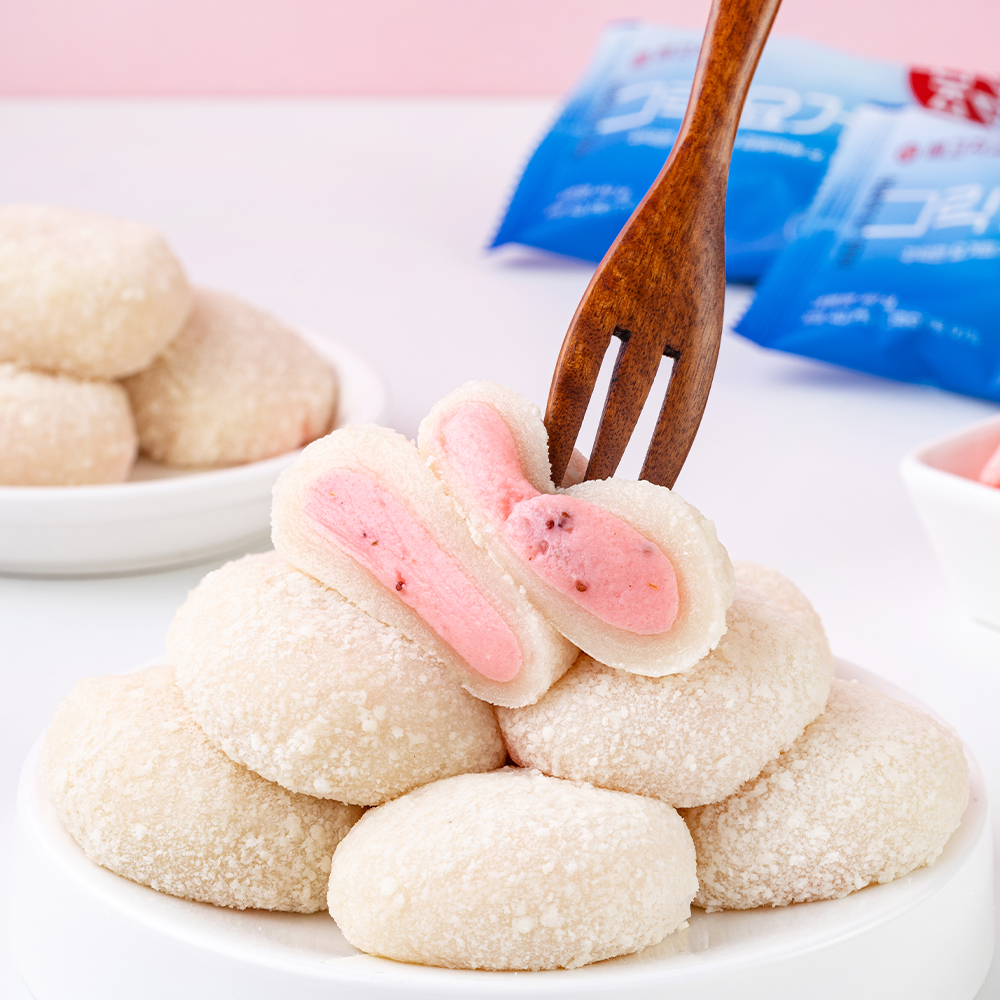 그릭요거트 찹쌀떡 1상자(40g x 8봉)요거트 간식 그릭요거떡 이미지 7
