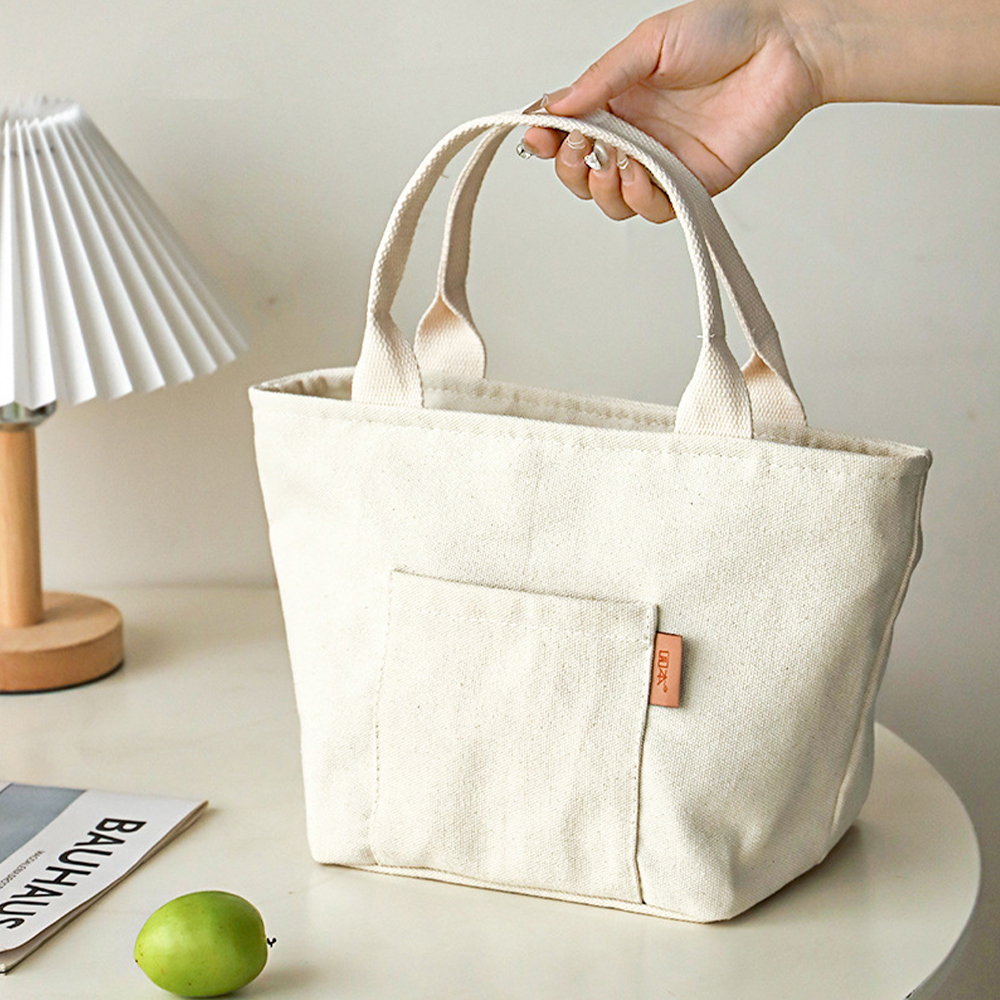 캔버스 보온보냉 도시락가방 소풍 초등 피크닉 직장인 런치백 이유식가방