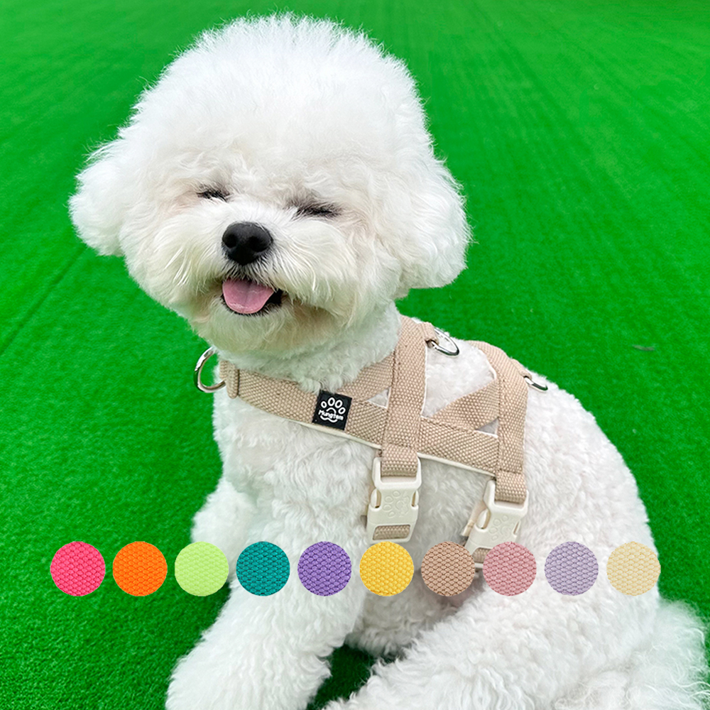 강아지 하네스 탈출방지 앞섬방지 소형견 관절보호 슬개골 앞고리 팔레트