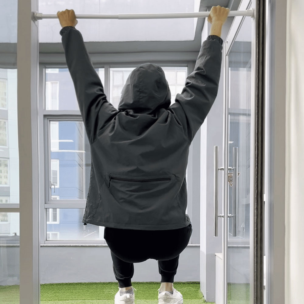 압축봉 무타공 커튼 설치 달기 암막 못없이 커튼봉 화이트50-80cm