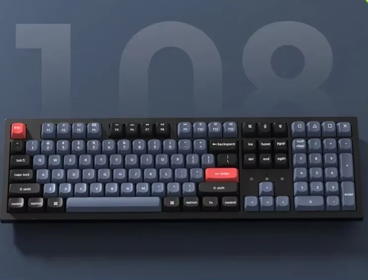 Keychron 키크론 K10 PRO QMK/VIA 블루투스 무선 기계식 키보드 108 키 - 상품 이미지