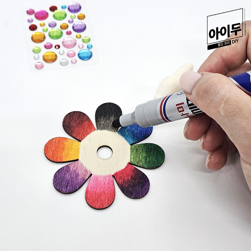 아이두DIY 큐빅 나무팽이 착시효과 전통놀이 - 상세 이미지 2