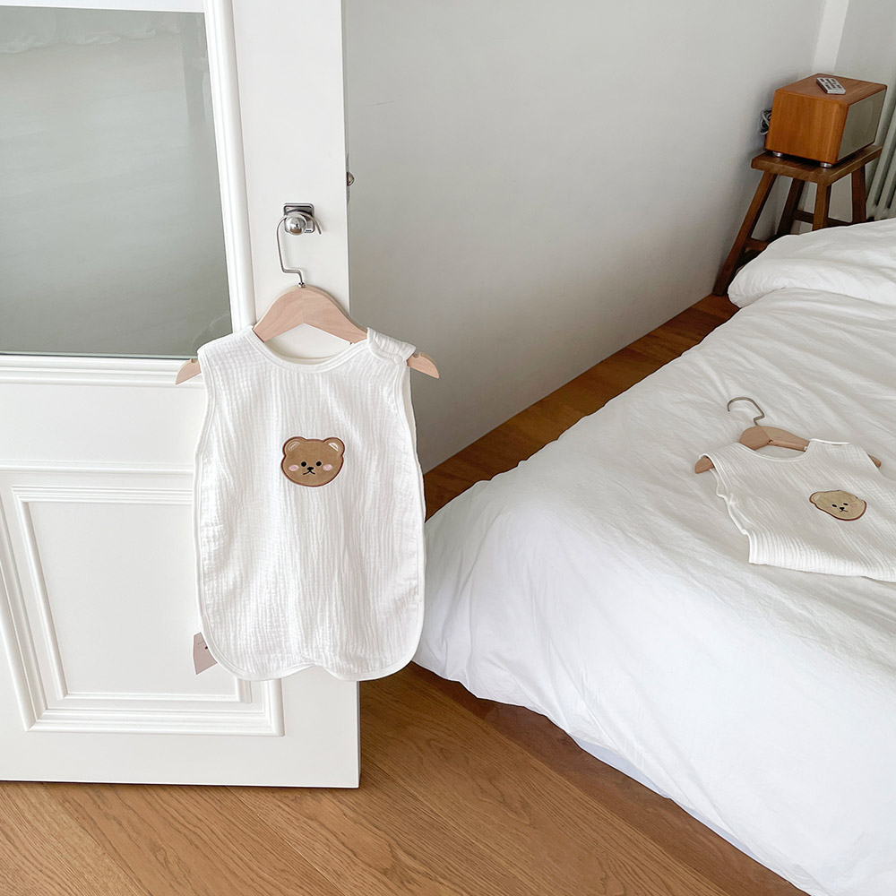 베베코지 신생아 유아 아기 수면 조끼 슬립색 잠옷 겨울 - 상세 이미지 5