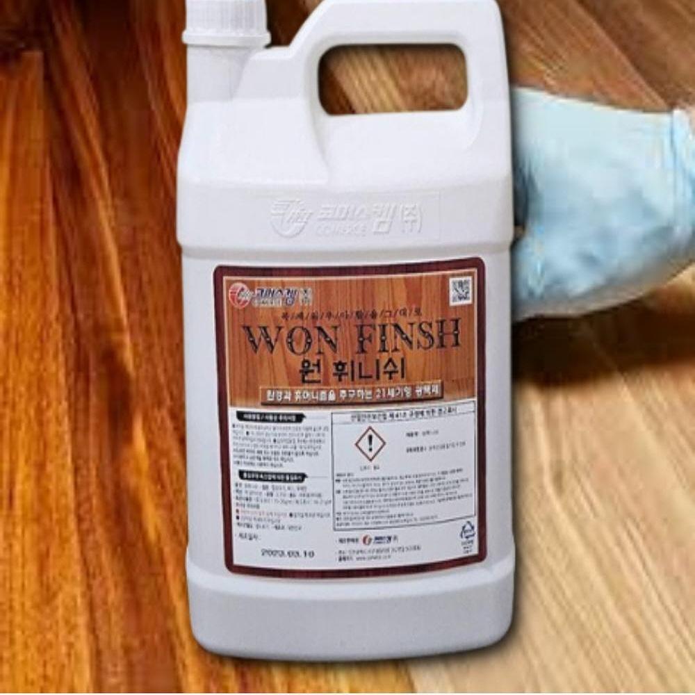 목재 전용 바닥 광택제 나무 왁스 산업용 원목 왁스 3.75L