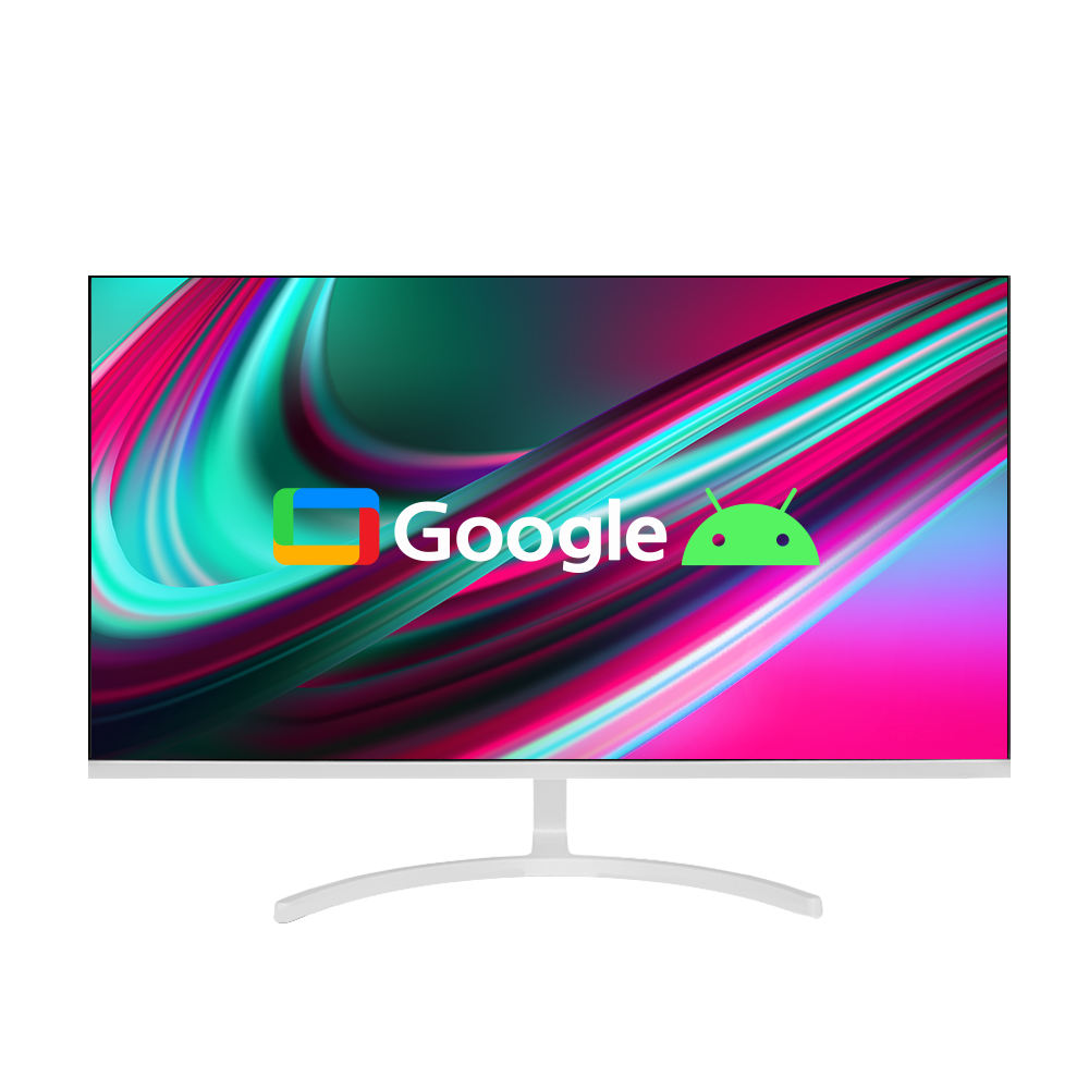 큐빅스 68.58cm(27인치) 스마트 모니터 구글 안드로이드 화이트 CX27GBX11 - 상세 이미지 3