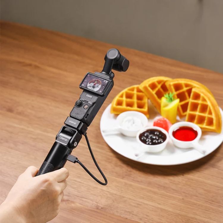 울란지 PK-08 DJI 오즈모포켓3 호환 미니 삼각대 크리에이터 콤보 핸드 그립 1/4인치 마운트 카메라 DSLR 미러리스 - 상세 이미지 5