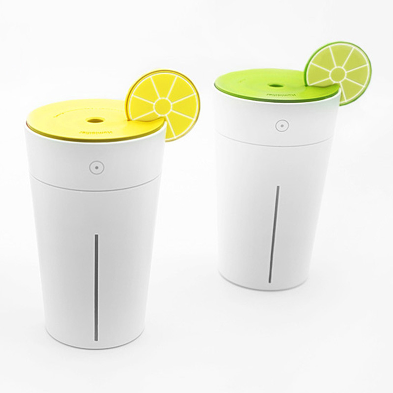 애니클리어 상큼톡톡 USB 휴대용 미니 초음파 가습기 차량용 컵홀더 가습기