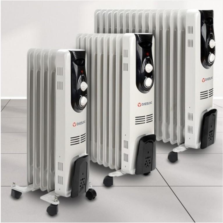 대용량 화장실방열기 사무실라디에이터9핀 욕실 화장실 전기라지에타 DSRA-9