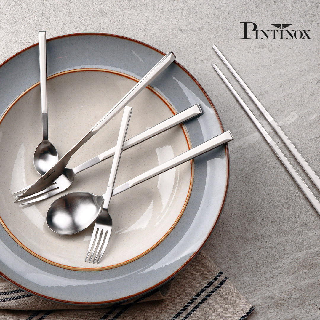 이탈리아 핀티 커트러리세트 디저트 양식기 디너 스푼 포크 나이프 1인조7피스 사틴