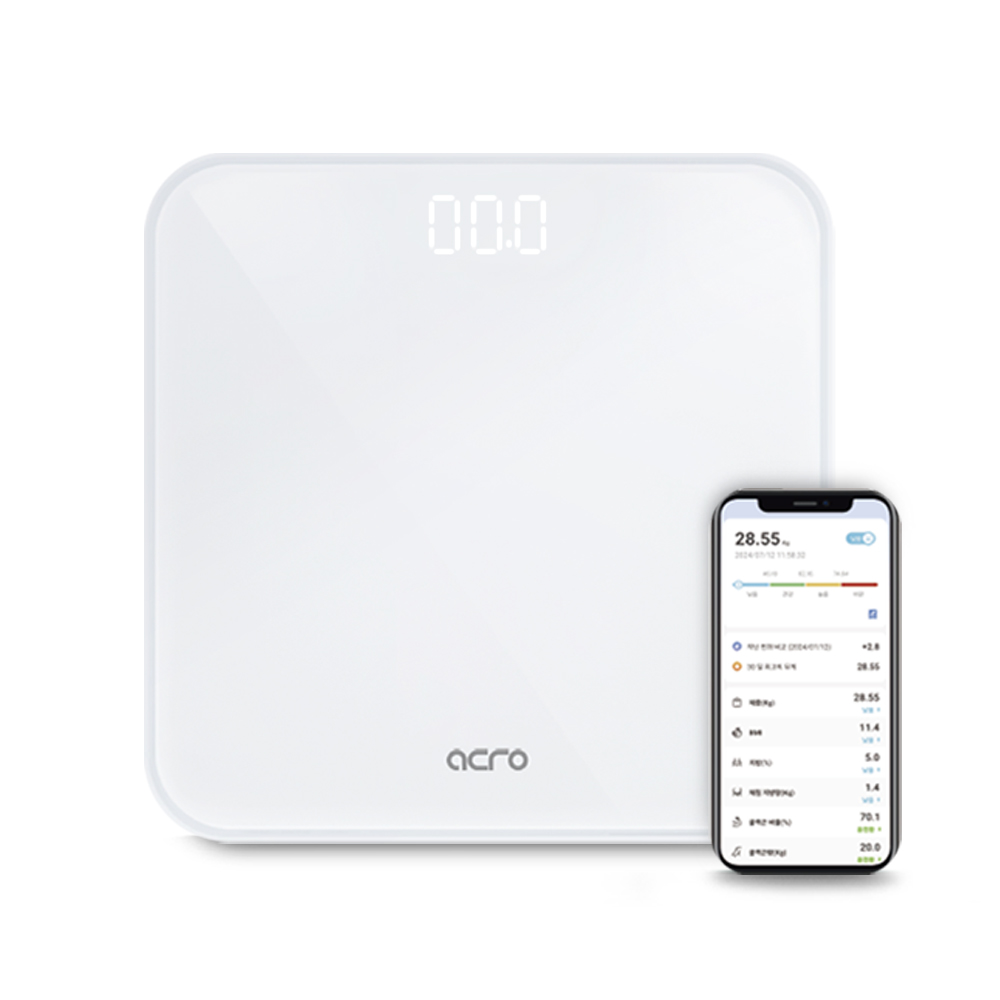 [N배송] ACRO 스마트 체지방 가정용 인 바디 체중계 전자체중계 ibody200