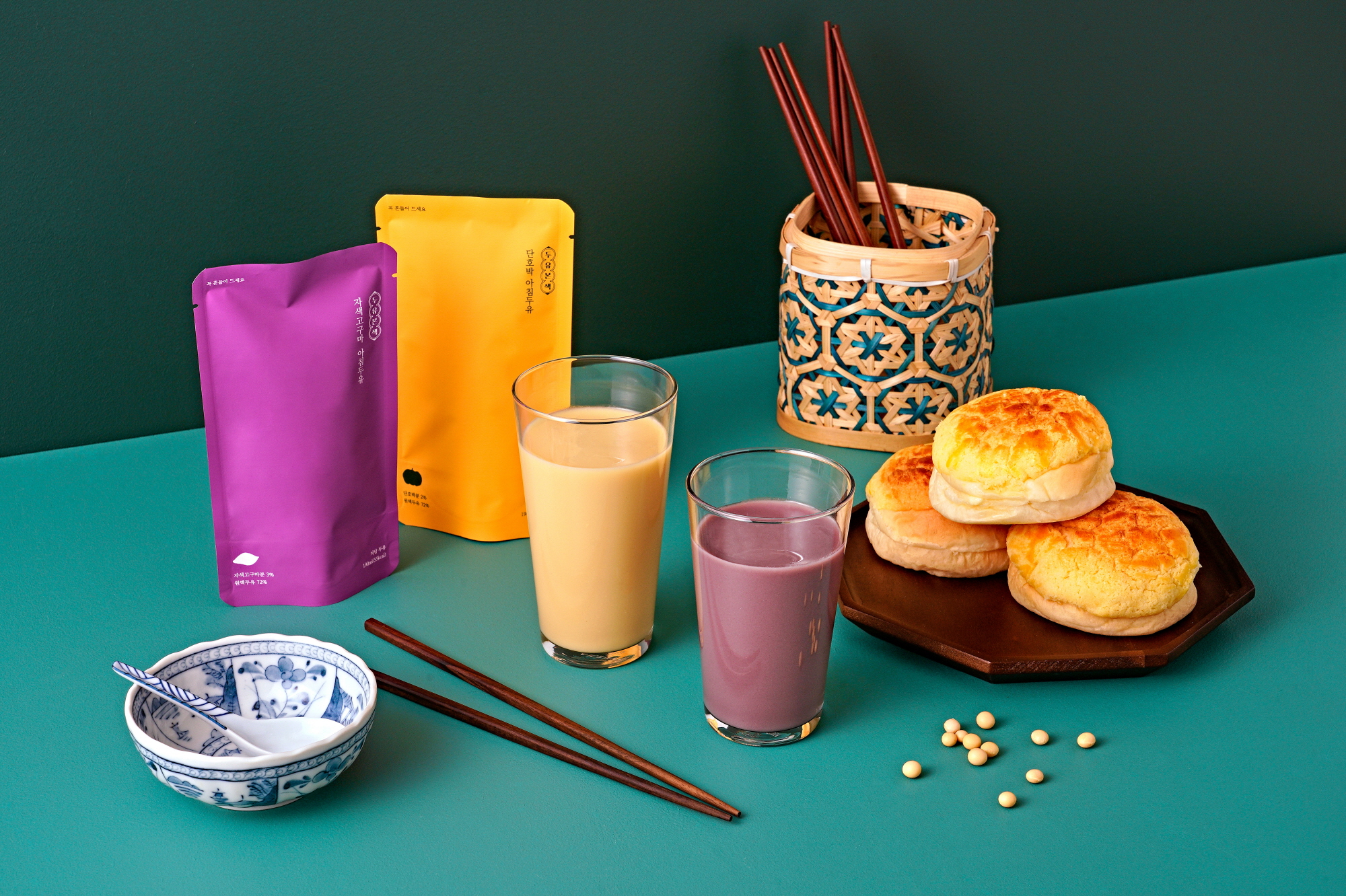 두유본색 홍콩두유 국산콩 무가당 자색고구마 두유 (10개입)