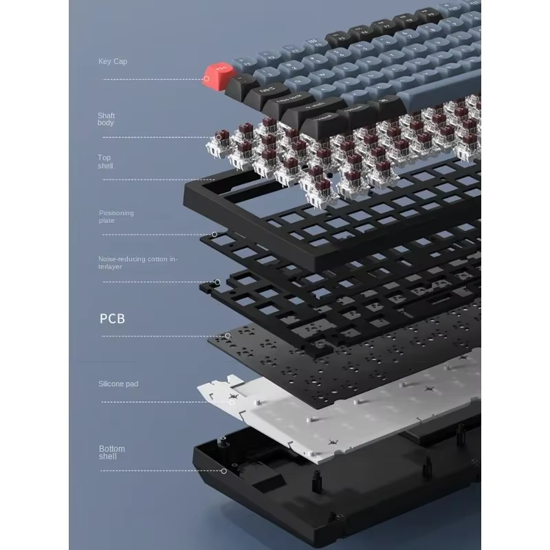 Keychron 키크론 K10 PRO QMK/VIA 블루투스 무선 기계식 키보드 108 키 이미지 6